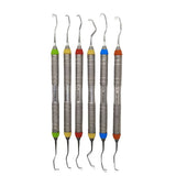 T High Quality  Hollow Handle lab Professional Gracey Curette Periodontals Bone Curettes Perio Tooths Cleaning Scaler Explorers