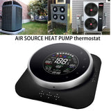 For TUYA WIFI 24VAC AIR SOURCE Heat Pump Thermostat-Works With Alexa, Google-US Plug-For HVAC System, For Boiler, Air Energ