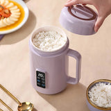 110V/220V Electric Stew Pot Slow Cooker Portable Cooking Pot Rice Cooker Stewing Porridge Soup Travel Heating Cup 1000ml