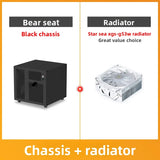 Ursa Minor 4-Bay Mini NAS Chassis for ITX Motherboard Network Storage Enclosure with SFX Power Supply
