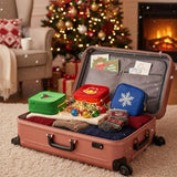 New Pack of 6/12 Holiday Themed Organizers Bags Measuring 5.91x2.55x5.91inches Great for Stocking Stuffers and Gifts