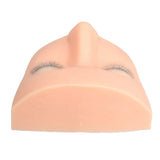 Hot 4-Layer Mini Mannequin | Open-Eye Silicone Face Board for Eyelash Extension Training Best Tool