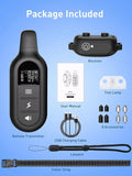 1000m Remote Dog Training Collar System Electric Shock Collar for 3 Training Modes Dogs, Waterproof Rechargeble Security Lock