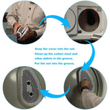 Lint Filter and Cover Assembly W10828351 for Whirlpool Kenmore Dryer Lint Trap with Stainless Steel Mesh Easy Clean
