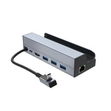 6 in 1 Steam Deck Rog Ally Docking Station Stand 3*USB 3.0 HDTV 4K@60Hz Gigabit Ethernet PD Hub