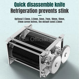 Multifunctional Electric Meat Slicer Automatic Slicer Stainless Shred Slicer Cutter Meat Vegetables Fish Meat Grinder Machine