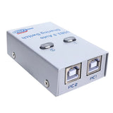 USB 2.0 splitter auto Sharing Switch For 2 PC Computer Printers 2 Port Hub switcher 2 hosts share one printer USB sharer