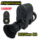Megaorei M4 1080P HD Microlight Tactical Monocular Telescope Camera AI Zoom Professional Infrared Night Vision Scope for Hunting