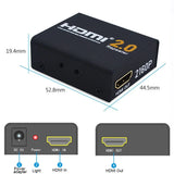 Mini 4K*2K HDMI-Compatible 2.0 Extender Repeater 40M 3D 18Gbps HDMI 2.0 Signal Amplifier Booster Adapter For PS4 HDTV PC Monitor