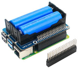 Raspberry Pi 4B/3B+ UPS Battery Pack -5V Lithium Power Supply Module with Rechargeable Battery Cycle Charging
