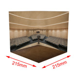 1/12 Scale Backdrop Scene Model Background Scene for Action Figures Dolls Mini Scale Car Parking Building Diorama Layout