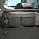 For Jeep Wrangler JK JL 2007-2023 Tail Door Storage Bag Tool Kit Trunk Organizer Car Accessories ,Black
