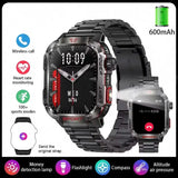 GPS Motion Track Smart Watch Men Flashlight Compass Waterproof 600mAh Battery Outdoor Sport Tracker Bluetooth Call Smartwatch