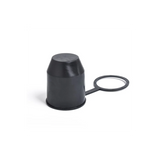 Black Tow Bar Ball Push-in Type Cover Cap Car Hitch Towball Trailer Protection Cap EIG88 Suitable for RV Trailer