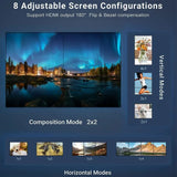Video Wall Controller 2x2 HD-MI DVI Video Wall Processor 1X2 1X4 1X3 2X1 3x1 4X1 Multi Video Screen Processor Splicer