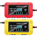 6A 12V Electric Motorcycles Charger Battery Maintainer Trickle Charger Smart Charger Car and Motorcycle Battery Charging Unit