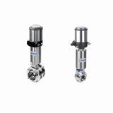 DONJOY Performance SS304 SS316L Stainless Steel Sanitary Pneumatic butterfly Valve for Dairy and Beverage