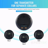 HT028 Indoor Wireless Pet Barrier with Adjustable Range, Dog Electric Fence for Home, 2 Collar for 2 Dogs