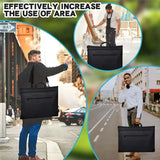 E-Easy To Use-Lightweight Art Briefcase Waterproof Carrying Case With Sturdy Shoulders And Handle For Sketching,Posters And Pain