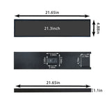 21.3inch 1920x360 Wide LCD Monitor USB2.0 Auto Play Video Rotate Image