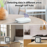 Pool Thermometer Floating Easy Read Digital Swimming Pool Thermometer Wireless Water Temperature Gauge with Indoor Thermometers