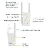 2025Y5  Extender WiFi 6 Range Extender/Boost Category Repeater AX1800 High Power Range