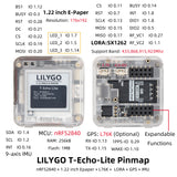 LILYGO T-Echo Lite NRF52840 1.22 Inch Epaper SX1262 LoRa GPS Module