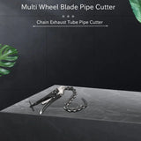 Chain Exhaust Tube Pipe Cutter Multi Wheel Blade Tail Pipe Cutter Chain Cutter Automotive Exhaust And Tailpipe Chain Cutter Tool