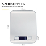 Special Scale for Coffee Roasting Small Kitchen Household Scale Stainless Steel Panel Electronic Scale Digital Scale