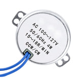 1PC 4W Synchronous Motor 50/60Hz CCW/CW Geared Motor AC 100-127V