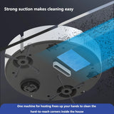 3-in-1 Robot Vacuum Cleaner USB Rechargeable 1000Pa Suction Robotic Vacuum and Mop Combo for Home Floor Washing Carpet Pet Hair