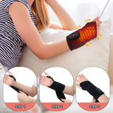 Red Light Therapy Gloves Hand Warmers Pain Relief Heating Massager Arthritis Joint Pain Relief Finger Vibrating Wrist Support