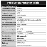 AZ8750 Weather Heat Index Meter Atmospheric Pressure Meter Weather Monitor