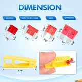 372 PCS Car Fuses Assortment Kit Standard Mini LP Micro2 Blade ATO ATC APS ATS APR 2A 5A 7.5A 10A 15A 20A 25A 30A 35A  Fuses