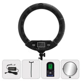100W 22" Ring lamp 55cm Remote Control Ring Light Kit Super Bright LED Rings Lamp For Makeup Rings light handbag & Tripod FE640
