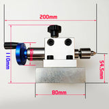 Manual Tailstock Live Center for Woodworking Lathe - Trapezoidal Lead Screw, Aluminum Alloy (Center Height: 54.5mm)
