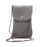 Mini Small PU Leather Phone Bag Shoulder Crossbody Wallet Case Neck Strap For iPhone For Samsung for Huawei 6.0 inch Phone
