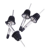 48pcs Stainless Steel Liquor Pourers Bottle Spout with Dust Caps