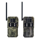 4G LTE Solar Powered Trail Camera Photo Traps with Cloud Storage 7800mAh Battery Ucon App Control for Wildlife Hunting