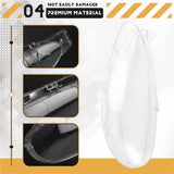 Car Headlight Shell Transparent Mask Lens Lampshade For Mazda MX-5 2001 2002 2003 Right