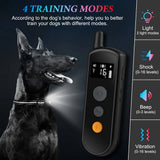 Remote Dog Training Collar  -  Waterproof Training Collar for 2 Dogs  KP886-2  Electric No bark Shock Collars