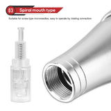Dermapen Microneedling Pen with 12pcs Screw Drag Cartridges Screw Mesotherapy Treatment Professional Micro Needles Skin Care