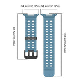 Ocean Sport Silicone Band Replacement Soft Bracelet Sweatproof Sport Watchband Watch Strap for Samsung Galaxy Watch 7 Ultra 47mm