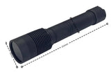 High Power 310nm Midwave UV Light Flashlight, MW ZWB3 Filter UVB Rechargeable Flashlight for Minerals Detection