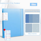 Multi-functional Loose-leaf Design File Folder Set PP Waterproof Test Paper Storage Clip Document Organizer School Office