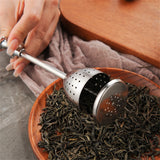 10pcs Long Handle Tea Ball Stainless Steel Tea Infuser for Loose Leaf Tea