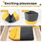 New Foldable Cats Toy Encouraging Exploration And Hide Seek Game For Modern Cats In Small Space With Easy Storage