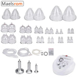 24-Cup Vacuum Therapy System - Non-Surgical BBL & Breast Enhancement Machine with 3 Pumps - Body Cupping Massage Butt Lifting