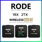 2.4g Wireless Lavalier Mic Microphone System Rode Wireless GO II GOII for Android Phones iPhone Camera Laptop 200m Transmission