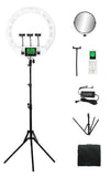100W 22" Ring lamp 55cm Remote Control Ring Light Kit Super Bright LED Rings Lamp For Makeup Rings light handbag & Tripod FE640
